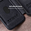 Nillkin Flip Camera Protective Leather Case for Samsung Galaxy A55 5G Phone Cases Luxury wallet Business Style with Card Slot Phone Bags Back Cover. 