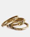 Gold Plated Antique Look Bangles. 