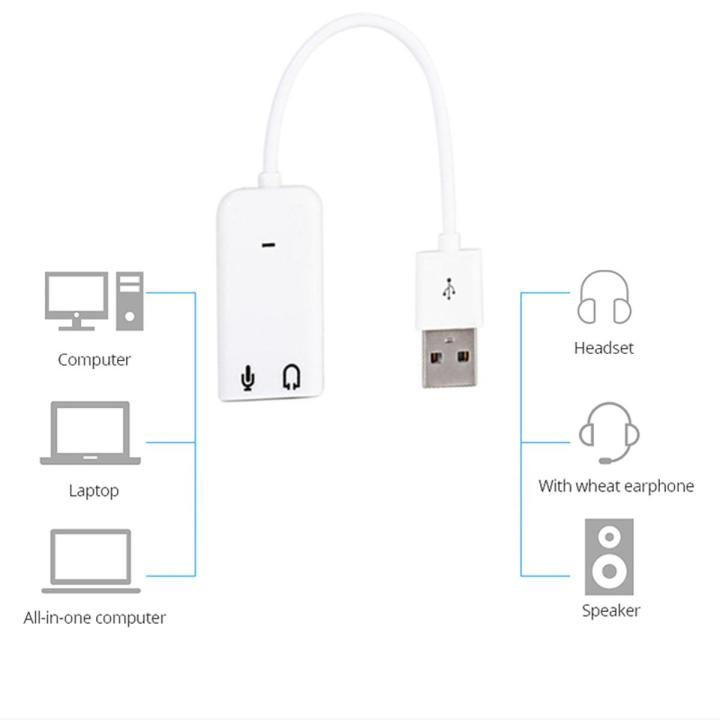 External USB 2.0 Stereo Jack Audio Sound Card - USB sound card 7.1 - Usb sound card for laptop - Usb sound card for pc - Usb sound card for mobile - Usb sound card adapter - Usb sound card adapter blutooth - Usb sound card ps4- Usb sound card for computer