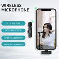 K8 Single Bluetooth Wireless Microphone for_iPhone iOS & Android Type-C User Supported Connector | Specially Design for Short Video Recording & Personal Vloging. 