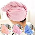 Microfiber Hair Drying Towel Ultra Absorbent Twist Hair Turban Drying Cap Hair Wrap. 