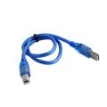 USB-A Male to USB-B Male USB2.0 Cable for Arduino UNO R3 - Printer Port USB Cable. 