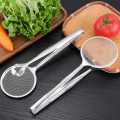 Filter Spoon With Clip Food Kitchen Oil-Frying Salad BBQ Filter Kitchen Gadgets Accessories Colanders - Oil Strainer and Clip Food/Kitchen Gadgets/Accessories/Frying spoon/kitchen Utensils. 