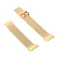 (Ready Stock)For Fitbit Charge 5 Milan Steel Double Buckles Strap Watch Band. 