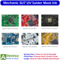MECHANIC SU7 Yellow Color 3-Second Dry UV Solder Mask Ink for PCB Repair, Ultra-Fast Curing & Long-Lasting Protection by Electrica. 