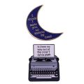 Hard Enamel Pins I Think I Made You Up Inside My Head I am I am...-Sylvia Plath Mad Girl's Love Song Poem Lapel Jewelry Gifts. 