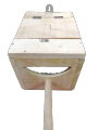 Pet Wooden Budgie Finches Java Breeding Nesting Bird Aviary Small Bird Cage Box Wooden Bird House. 