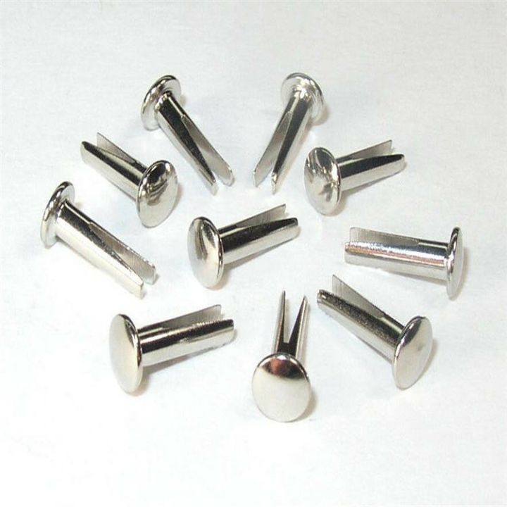 2 Rivets Heavy Duty Bifurcated Steel Split Rivet – Multi-Purpose Fastener for ...