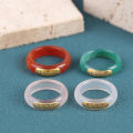 Imitation Jade For Men Women Couple Ring Classic StyleLuxury Fine Gift superman. 