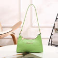 Fashion Solid Women's Shoulder Bag Artificial Leather Square Underarm Bags Ladies Handbags For Daily Used. 