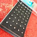 40pcs Stainless Steel Nose Piercing White Colored Nose Nail 1.5/2/2.5mm Straight Nose Nail Popular Minimalist Piercing Jewelry. 