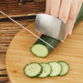Gadgets Safety Chop Slice Shield Kitchen Stainless Steel Cut Vegetable Hand Protector Finger Guard. 