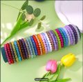 Beautiful Transparent and Black Glass Bead Friendship Bracelet for Couples, Bestfriends, Boys and Girls. 