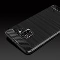 【BestGO】Back Cover For Samsung Galaxy A8 Plus  (Main screen size: 6.0 inch) Soft Silicone TPU Phone Case Carbon Fiber Texture Brushed Phone Casing. 