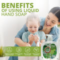 WBM Natural Liquid Hand Wash 500ml - Antibacterial Hand Wash for Effective Hand Hygiene, Liquid Hand Soap. 