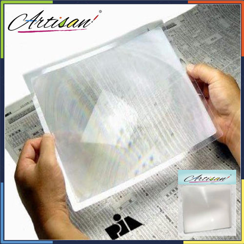 Artisan - High contrast Amber A4 size magnifier Magnifying Glass