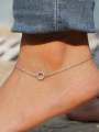 Anklet Chain Anklet Bracelets Butterfly Pendant Sandal Anklet Ankle Bracelet Foot Chain For Women Girls Silver & golden Creative .. 
