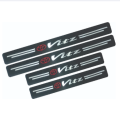 4pcs TOYOTA VITZ all models door sill scrach protectors, waterproof , high quality , bumper stickers and decals. 