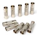 5/10pcs solderless female cctv BNC connector BNC injector for cctv system CCTV Camera Accessories. 