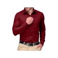 Formal Maroon Shirt For Men And Boys In Premium Quality - For Efficient Look - Quality Dress Shirt. 