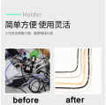 Cable Organizer 20 Pcs Self-Adhesive Cable Clips Organizer Drop Wire Holder Cord Management Wire Organizer Clip - Transparent. 