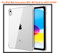 Case For iPad 10th Generation 10.9 inch Clear Case TPU, Shockproof Transparent Back Cover iPad 10th Generation 10.9 inch  A2757, A2777, A2696.. 