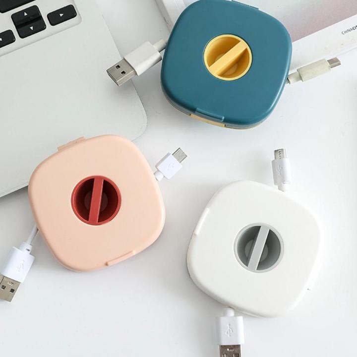 Cable Organizer Rotating Wire Winder and wire organizer Multifunctional Portable Rotatable Wire Organizer Cord Cable extender / wire extender and Wire and cable Management  wire and Cable Storage Box and Phone Case Holder-Multicolor