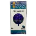 RAMADAN MUBARAK FOIL BALLOON IN ROUND SHAPE ( 18 INCHES ). 