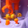 Claw Machine Table Game Mini Arcade Game Novelty Control The Levers with 6 Mini Balls Hand Crank Grab Doll Toy Holiday Gift Party Favors. 