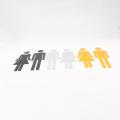 Adhesive Diy Wc Door Women Symbol Washroom Sign Men Symbol Hotel Restaurant Toilet Symbol Toilet Sticker Signage Signboard. 