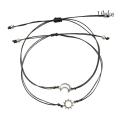LK-2Pcs Unisex Moon Sun Style Adjustable Couple Bracelet Friend Gift Accessories. 