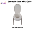 Toilet Commode Chair Seat With Four Non Skid Strong Legs. 