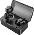 Tranya Bluetooth 5.0 Deep Bass True Wireless Headphones, Sports Wireless Earbuds, Sweat Proof Earphones Built-in Microphone for Running. 
