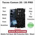TECNO CAMON 20 / 20 PRO full Back 360 Protection skin wrap / protection sheet with camera and 4 sides protection top quality. 