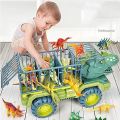 1pc Large Size Dinosaur Truck Toy For Boys, With Dinosaur Animal Model & Truck Game. 