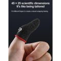 10PCS Gaming Finger Superconducting Electric Fibre 28 Knitted Sleeve Breathable Fingertips for PUBG Mobile Games. 
