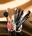 Cosmetic Makeup Organizer Transparent Acrylic Lipstick Holder Display Stand Nail Polish Eyebrow Pencil Storage Box Toothbrush Holder Stationary Holder. 