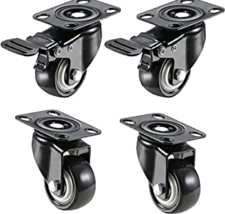 Wheels%20For%20Furniture,%20Soft%20Rubber%20Swivel%20with%20360%20degree%20rotation.%20Caster%20Wheels%20-%20Image%204