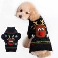 【Sooledead】Nose Deer Sweaters Xmas Winter Warm Pet Knitwear Hoodie Pullover Jumper for Chihuahua Teddy Dog Christmas Sweater. 