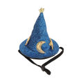 Hamster Hat, Moon Star Pattern Pet Gift Adjustable Chin Strap Small Animal Top Hat Hook and Loop Photo Prop Short Plush for Chinchillas for Hedgehogs. 