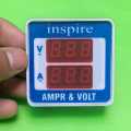 INSPIRE 2in1 AC Digital Voltmeter Ampmeter Dual Display Digital Volt Ampere Meter LED Indicator Voltage Meter Mini Volt Amp Tester Panel Panel Meter. 