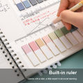 【FUN LIVE】 Stickers Label For Student Colorful Index Sticker Small Strip Marking Paper. 