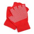 1pair Cotton Breathe Non Slip Half Finger Gym Training Gloves Fitness Yoga Glove. 