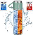 Stainless Steel Coffee Thermos Vacuum Flask Set, Insulated Water Bottle with Three Cup for Hot and Cold Drinks. 