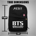 BTS Backpack Kpop BT21 Army Design with Dual Partition Premium Quality. 