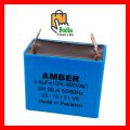 4.5uf Amber Capacitor For fans & Motors. 