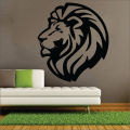 Removable Art Lion Head Animal Wall Decal Vinyl Stickers Home Decoration Art Wall Paper Living Room Decor Wall Sticker. 