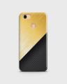 Oppo A73Â  Cover 3d Hard case Gold Metallic Print - 1cover2139. 