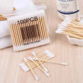 WOODEN STICK COTTON BUDS EAR CLEANING WOOD STICKS. 