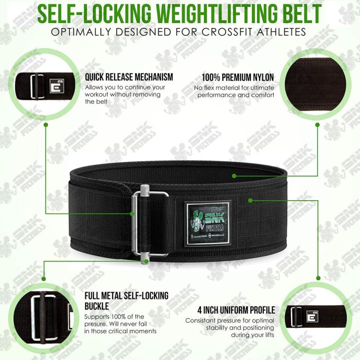 Weight Lifting Belt Gym Padded Back Support Belt (5 inch) with Flexible Ultralight Foam Powerlifting Belts Heavy Duty Deadlifts Workout Squats Exercise & Lifting Belt for Men & Women (SNK FITNESS)
